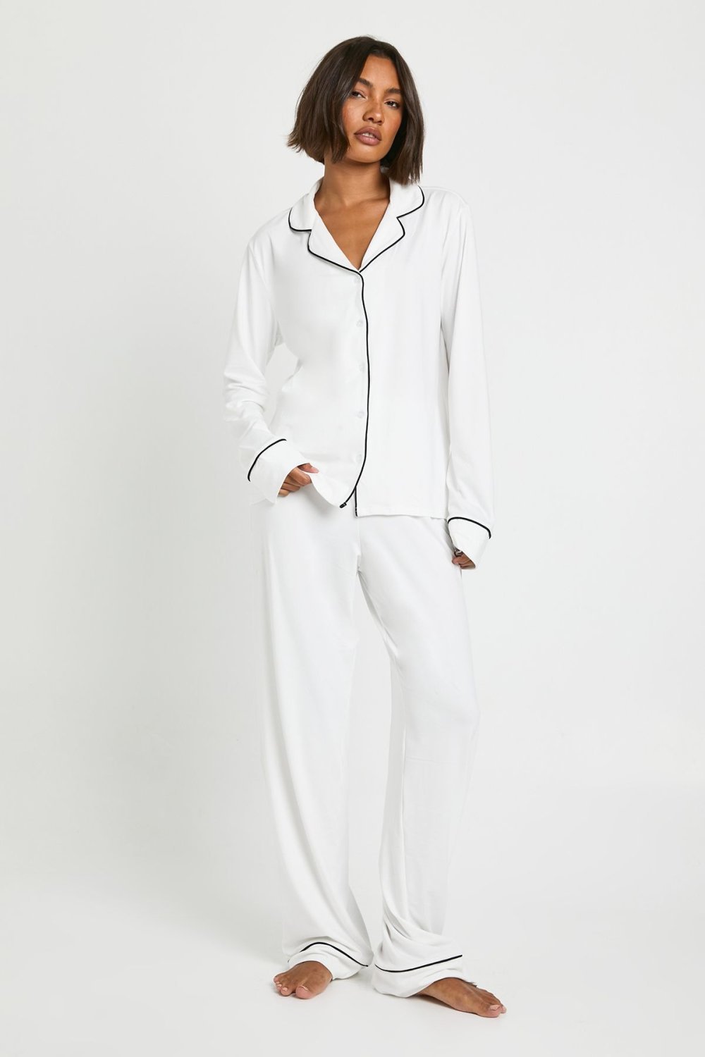Pyjama chemise w sarwal f jersey - Tall