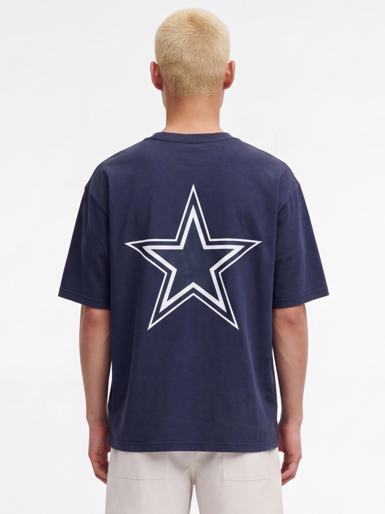T-shirt boxy khchin vintage Cowboys
