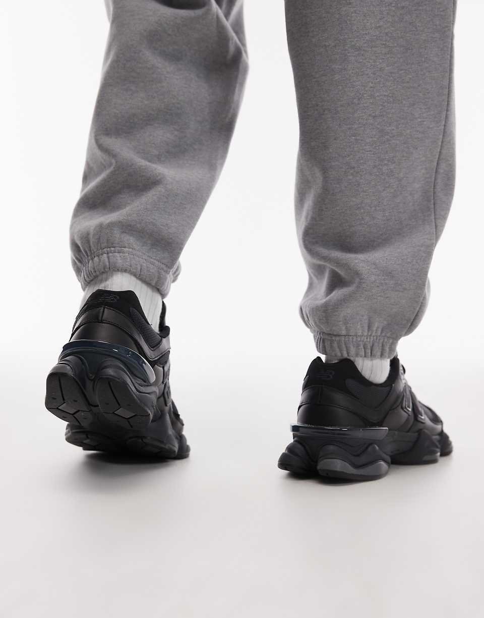9060 trainers in triple black