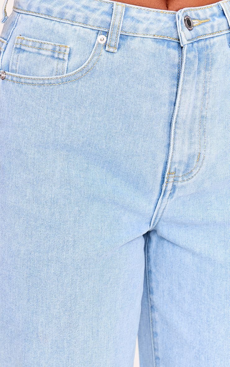 Jean mom taille haute