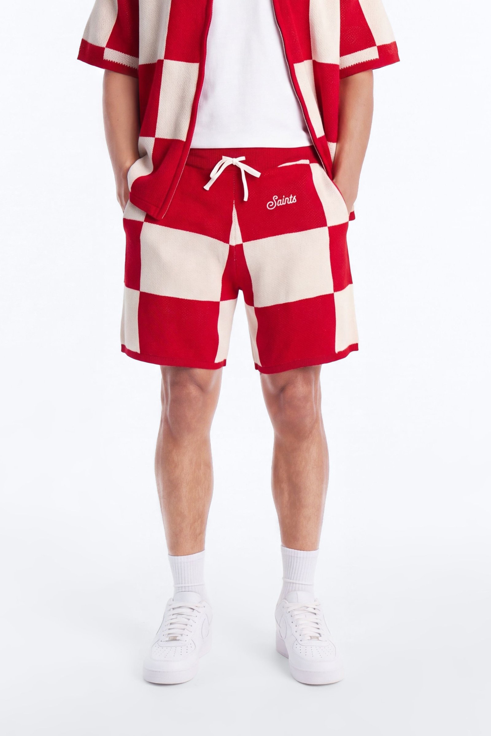 Short À Damier « Saints »