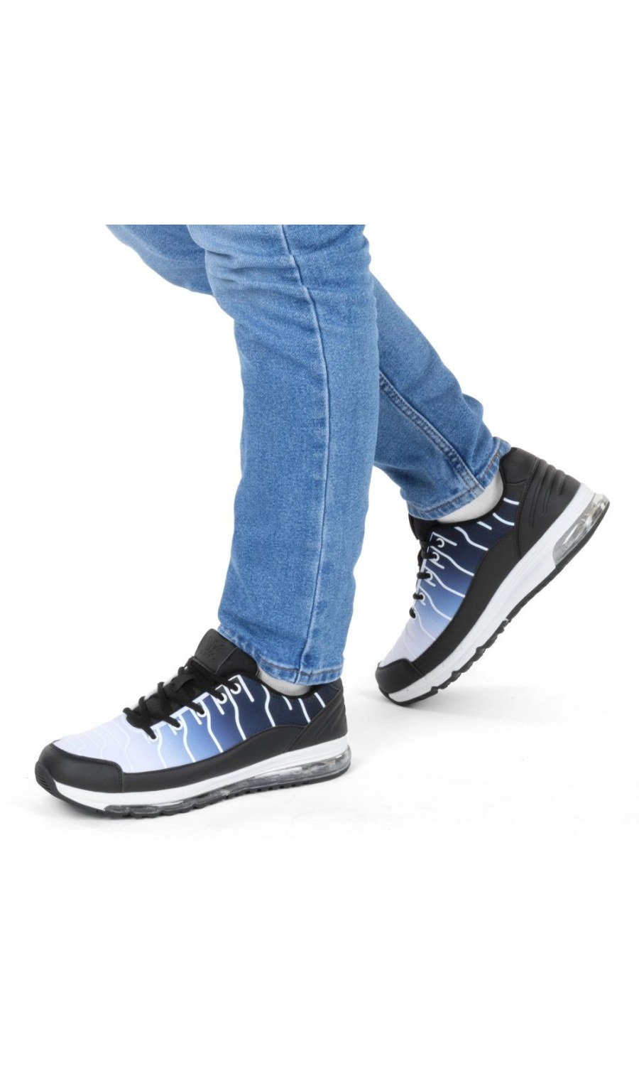 Baskets b semelle air dégradé k7el w byed