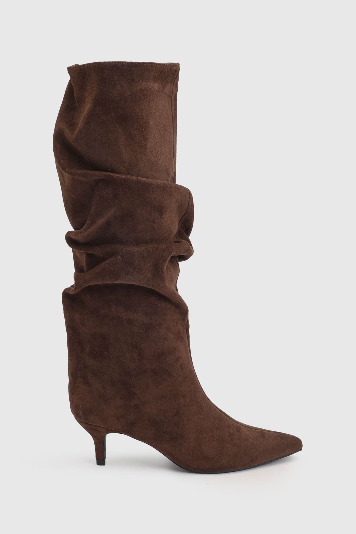 Slouchy knee-high boots - Mocha