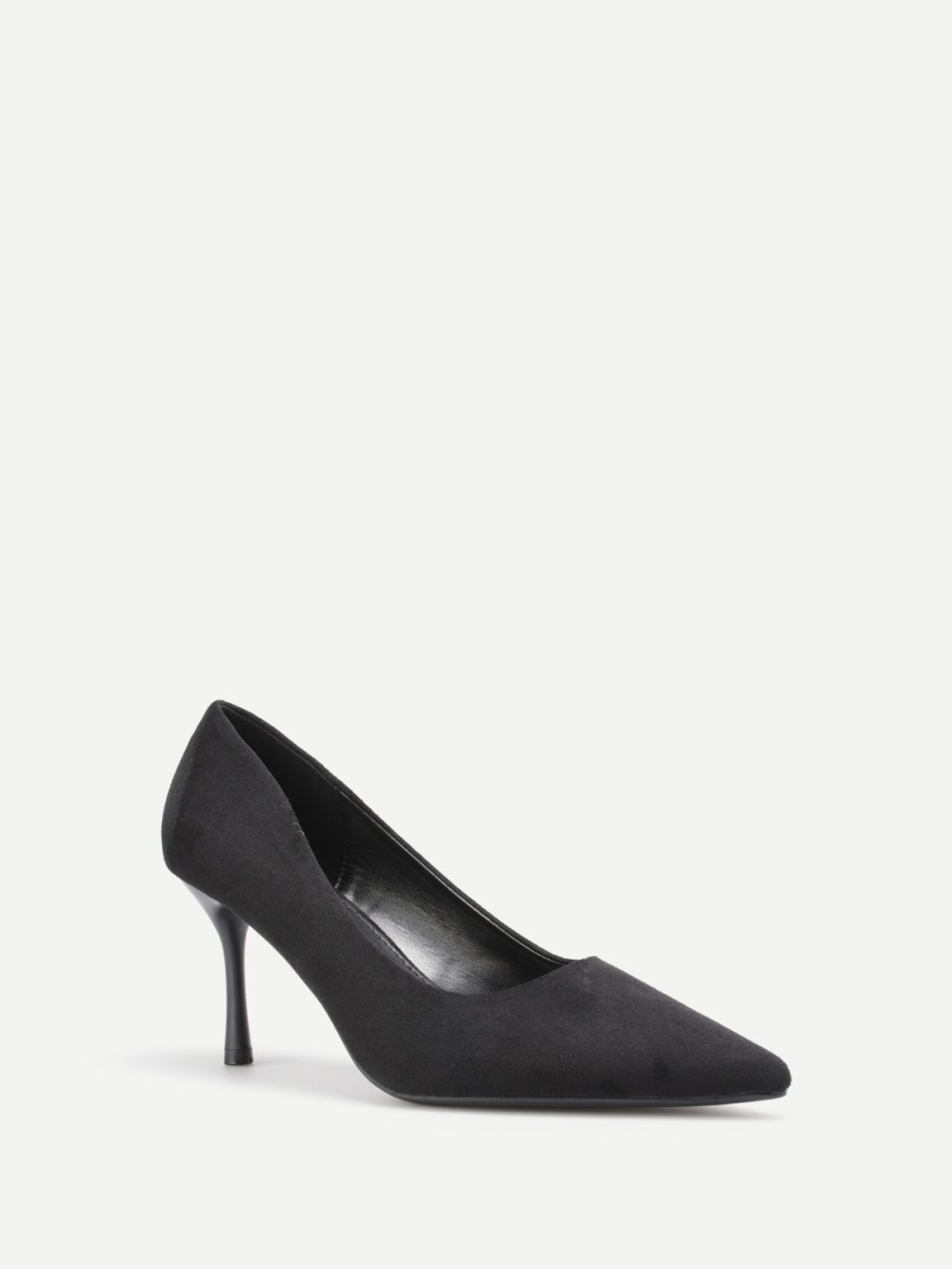 Escarpins pointus f suédine talon mat, khal