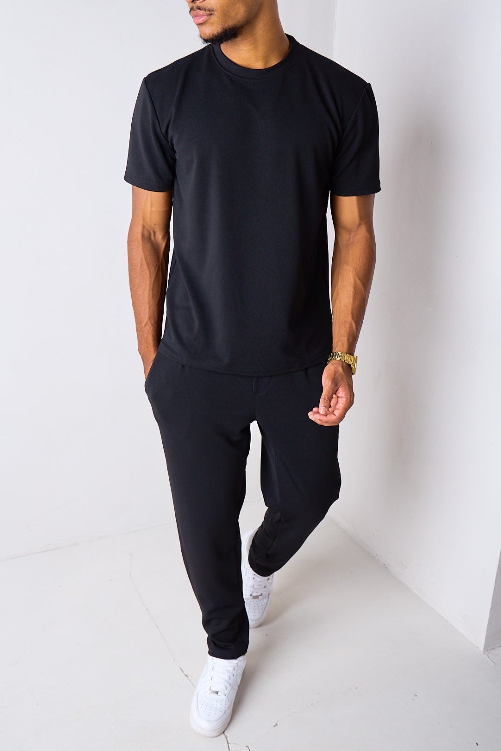 Ensemble t-shirt w pantalon maille piquée k7el