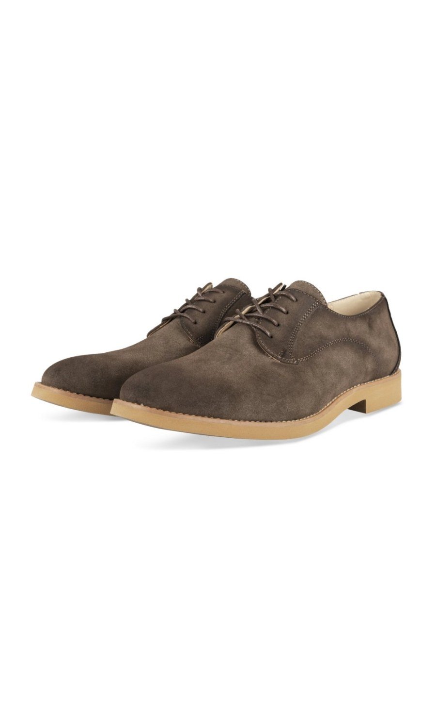 Derbies semelle gomme taupe