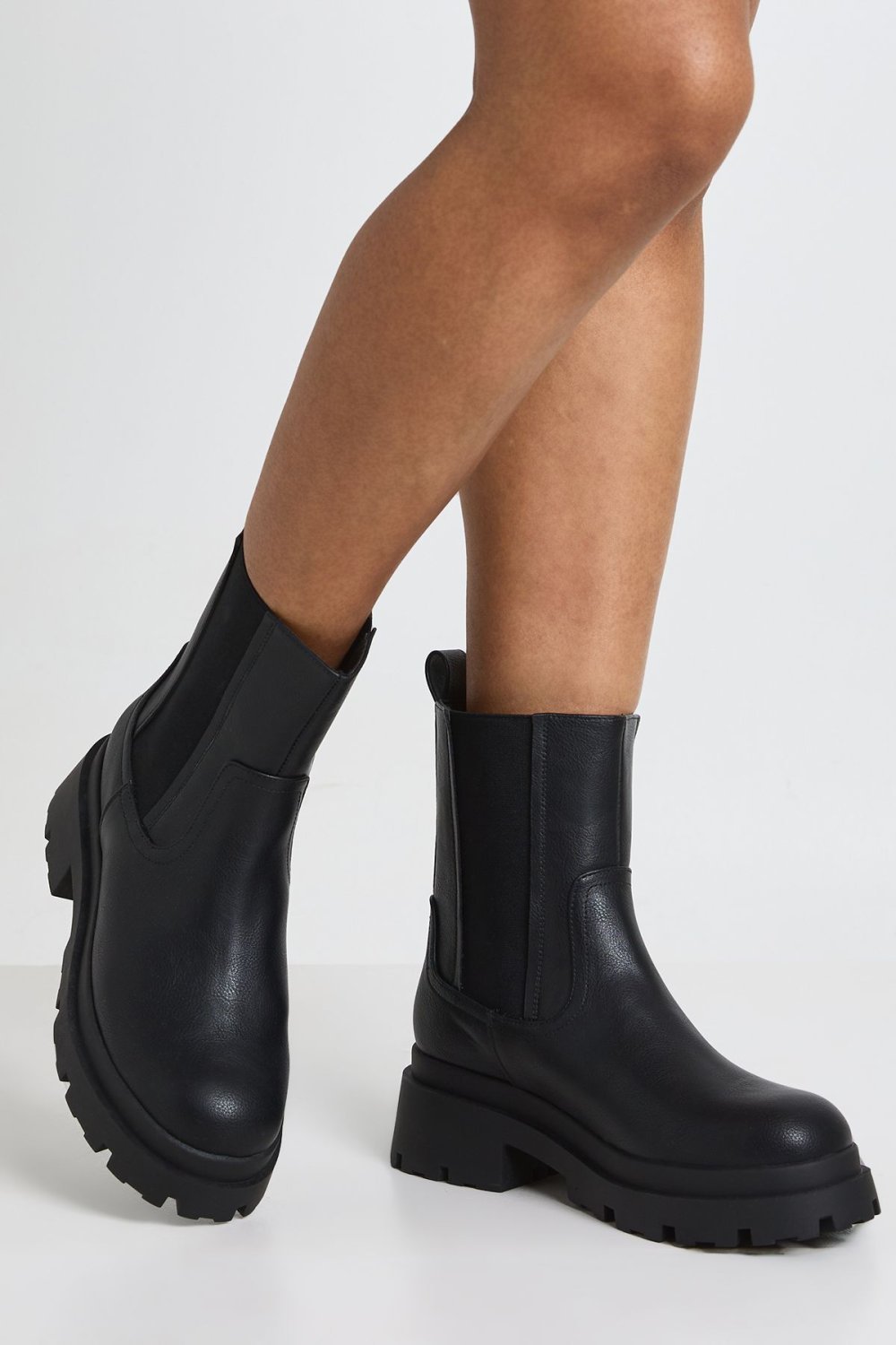 Bottines Chelsea f similicuir