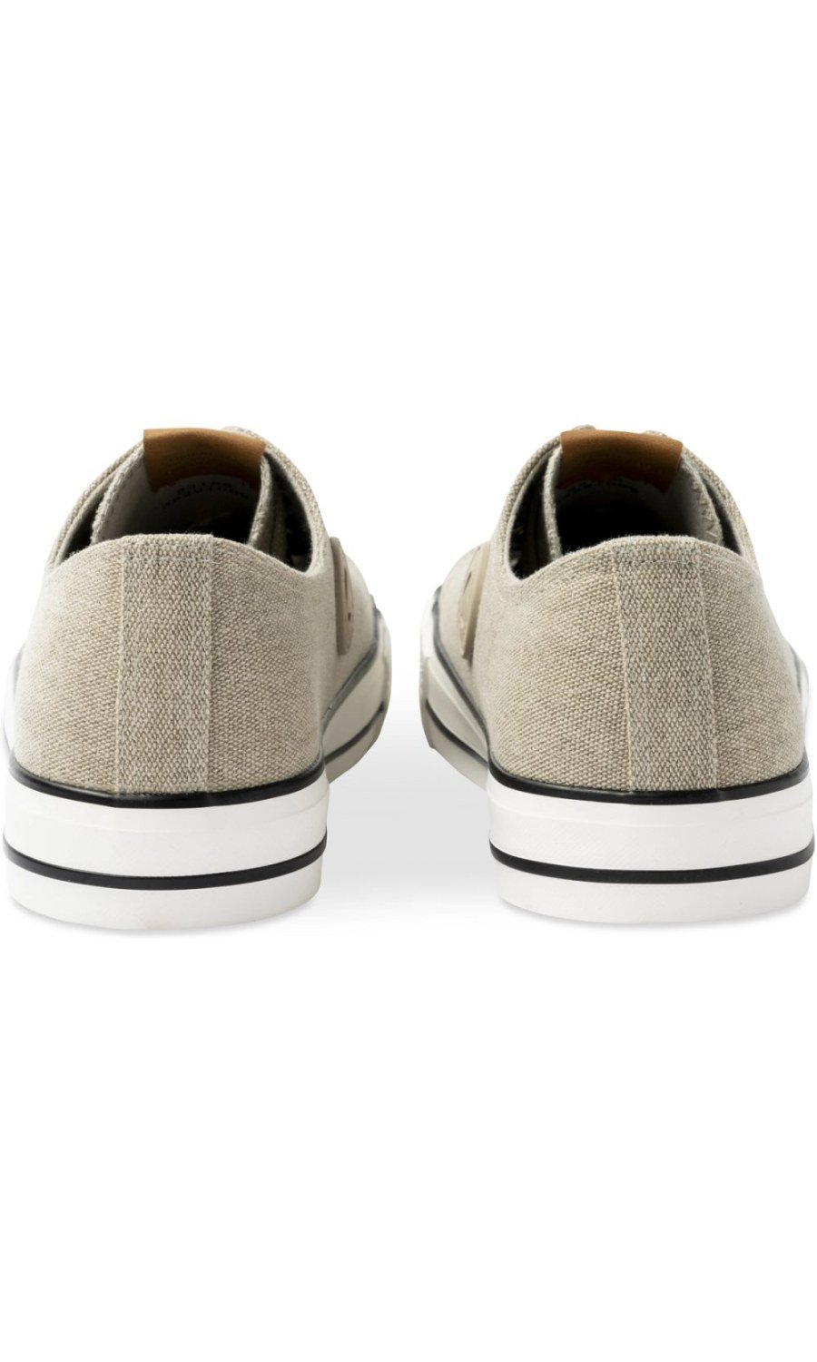 Baskets en toile bout renforcé kaki