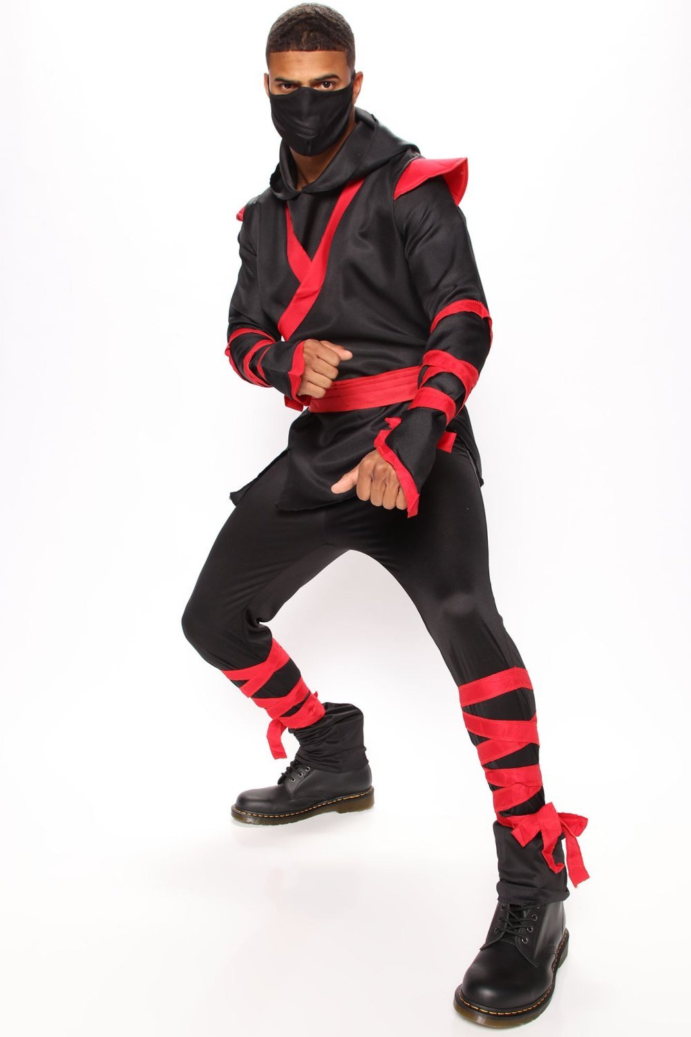 Déguisement dyal ninja k7el w 7mer b capuche
