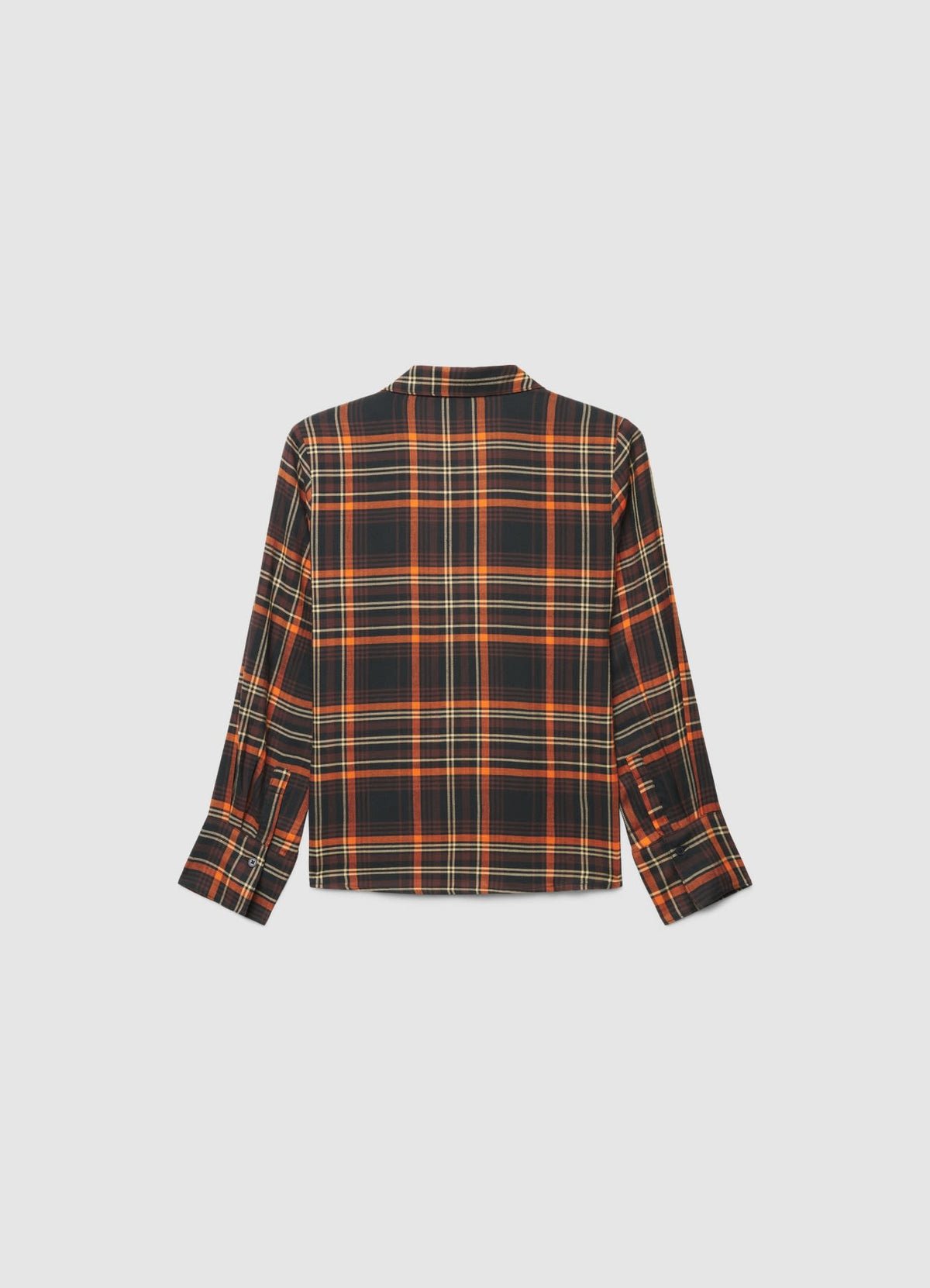 Tartan wrap shirt