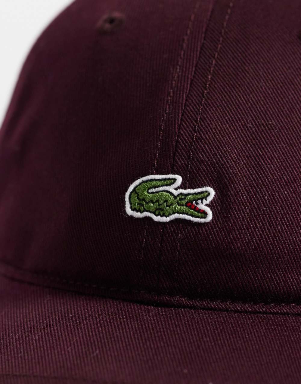 Logo cap in burgundy