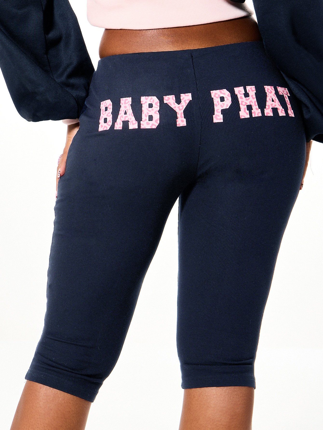 Leggings Capri Avec Impression De Logo Au Dos