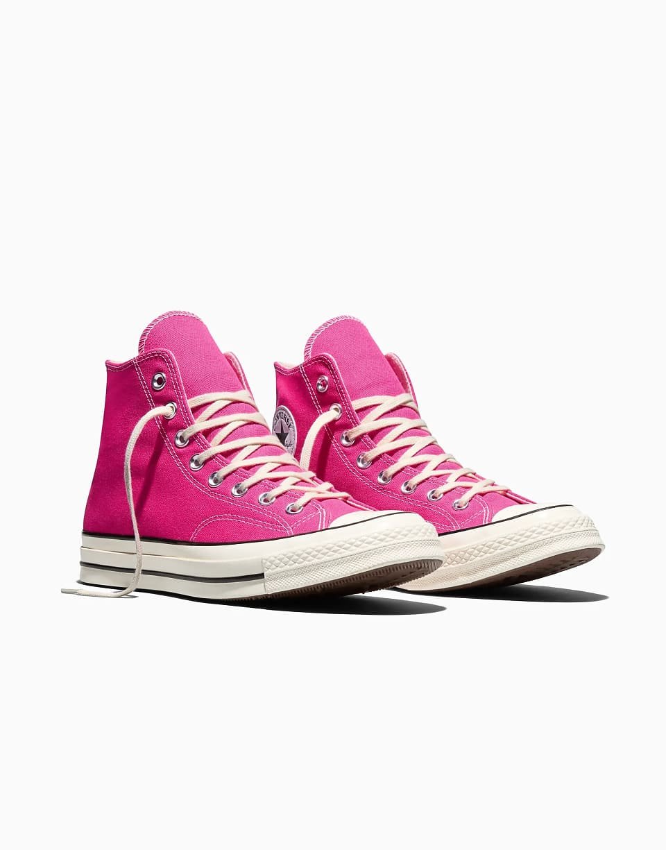 Chuck 70 canvas trainers - Rough raspberry/egret/black