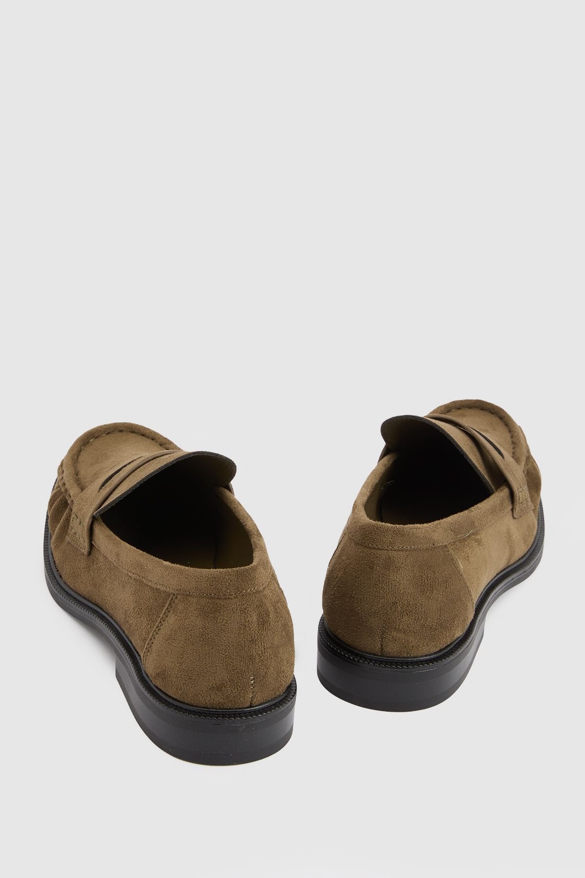 Mocassins froncés - Olive