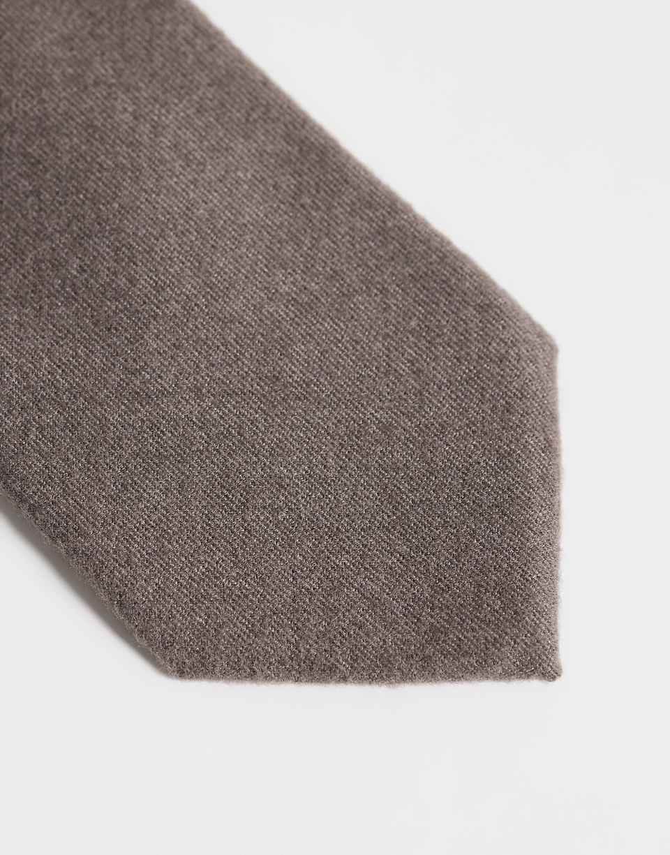 Brown Flannel Tie