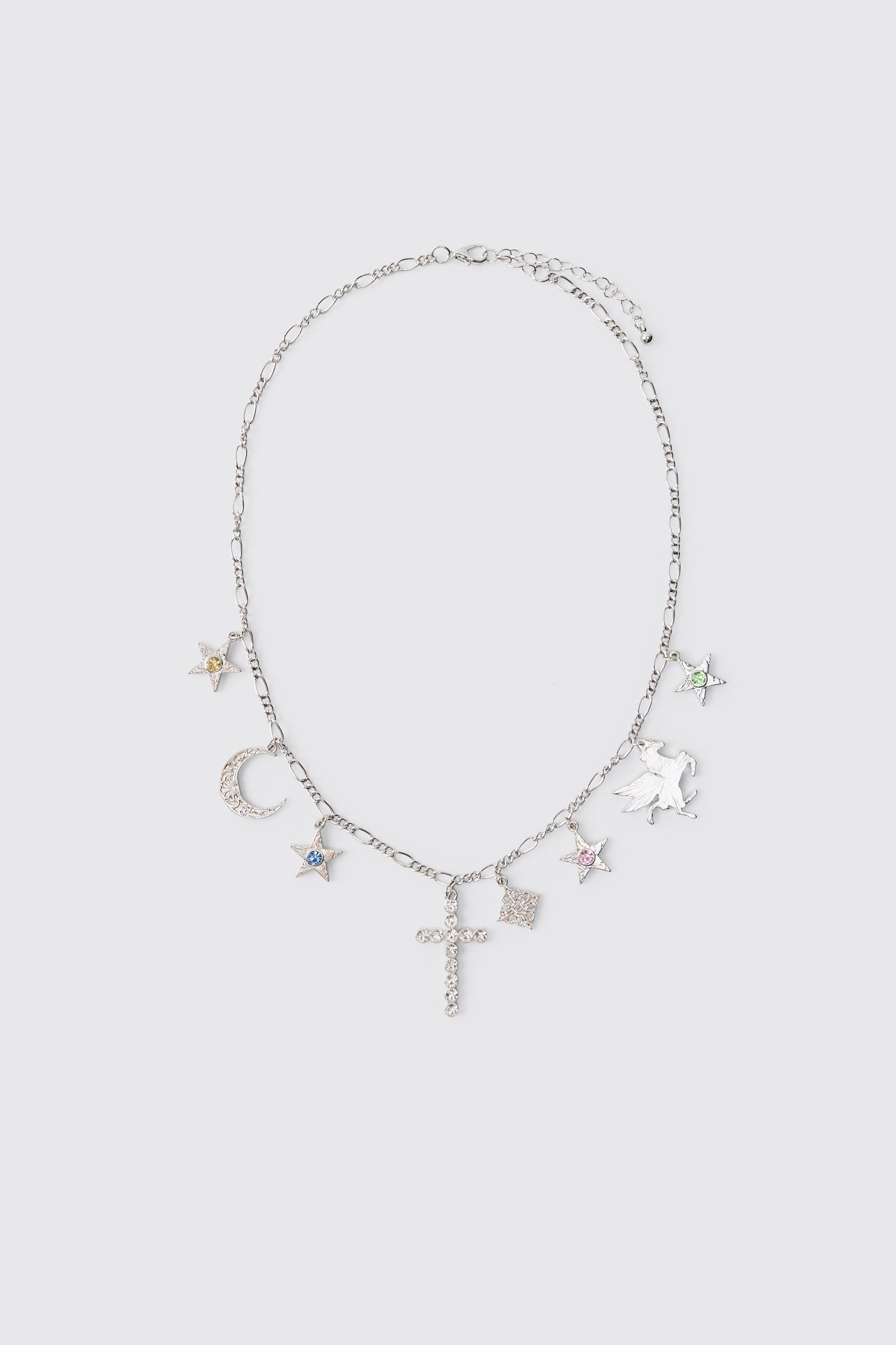 Moon and Star Necklace