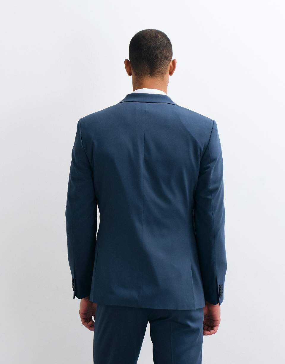 Veste de costume ajustée - Bleu marine