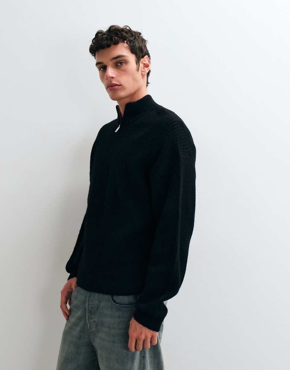 Pull b triko style pêcheur b col zip - K7el