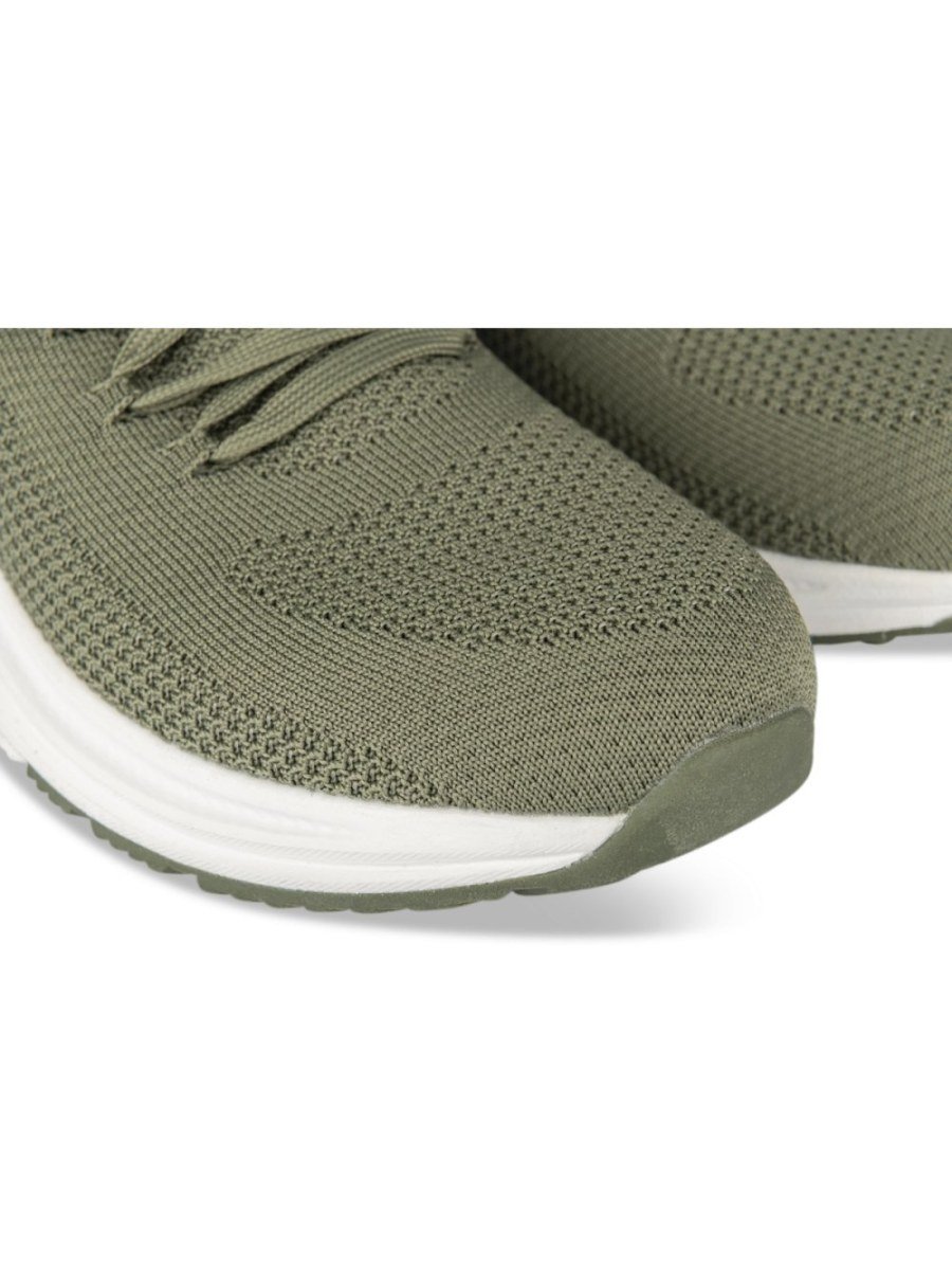 Baskets maille b semelle bayda kaki