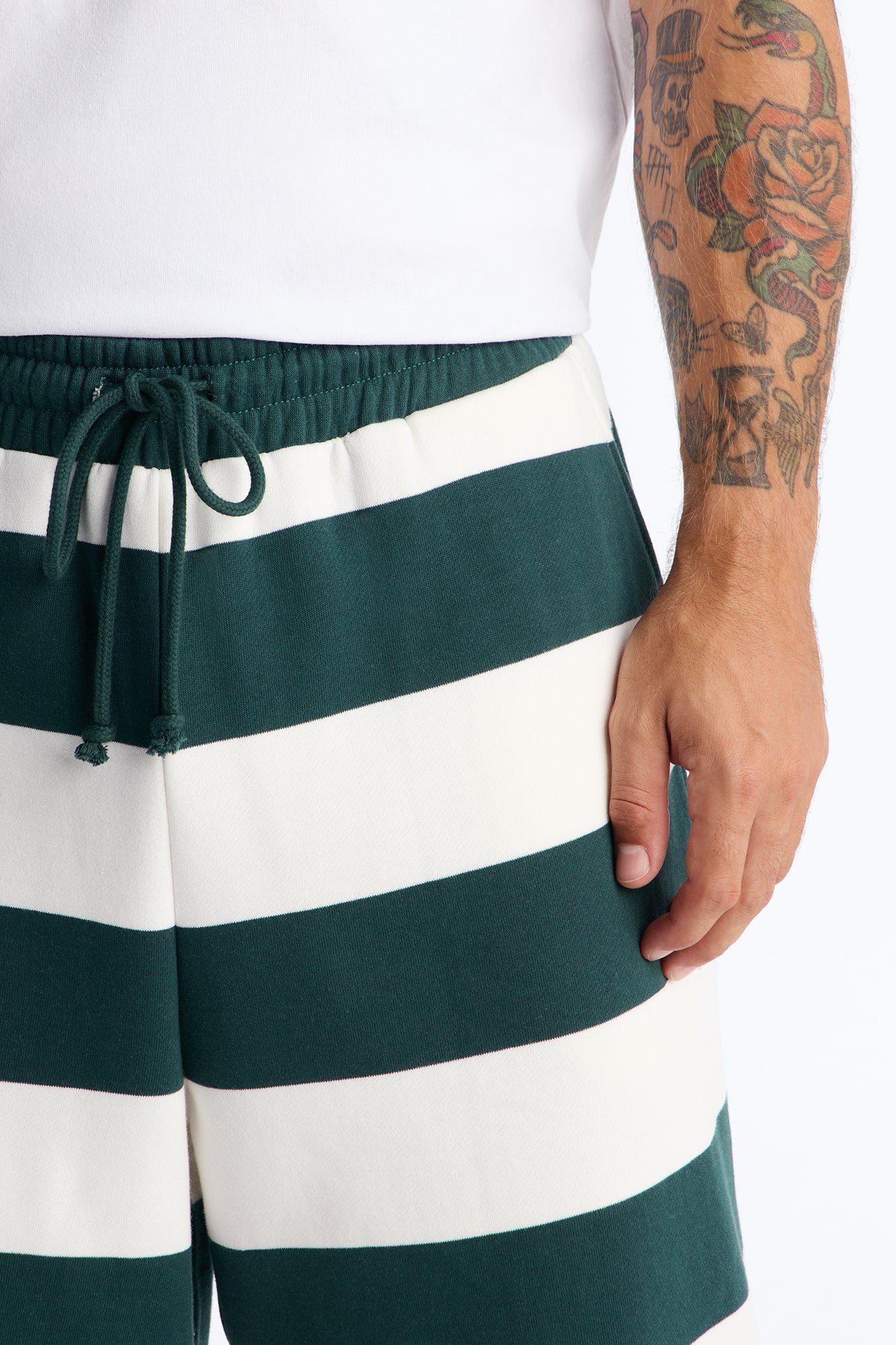 Racing Society Stripe Sweatshort