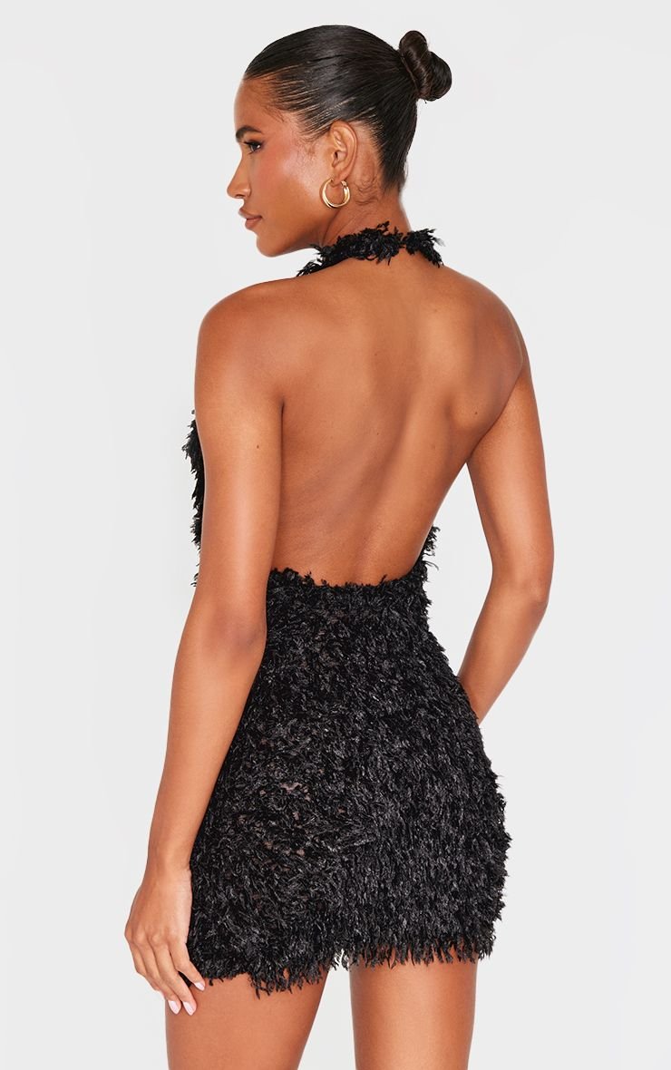 Robe mini kehla col licou b rich sna3i