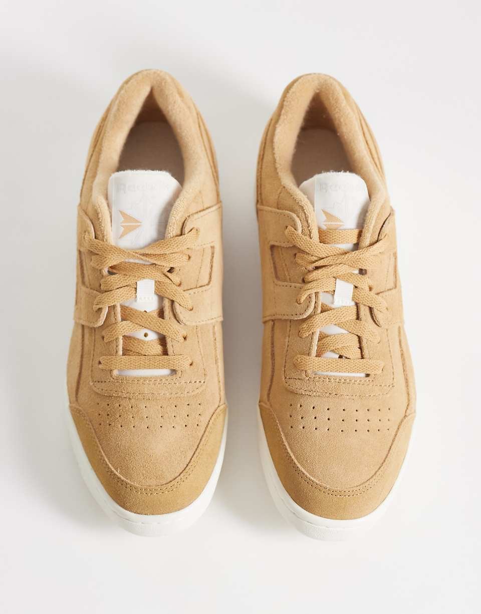 Workout Plus trainers in tan