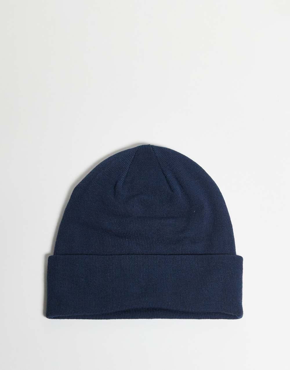 Norm turn-up beanie in navy