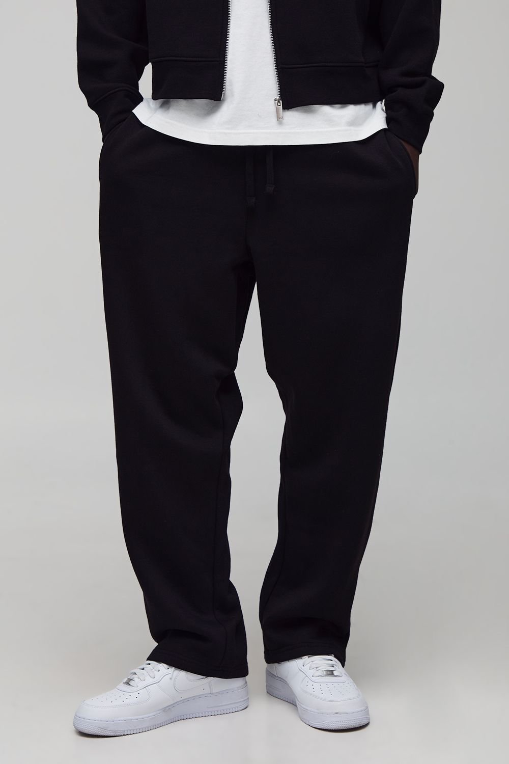 Jogger basique oversize à entrejambe tombant