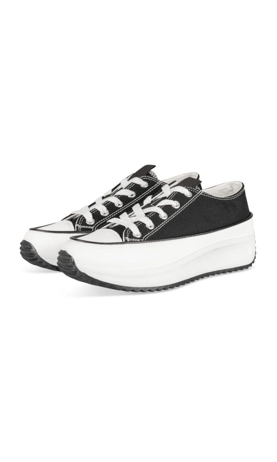 Baskets plateforme msnna b toile k7el