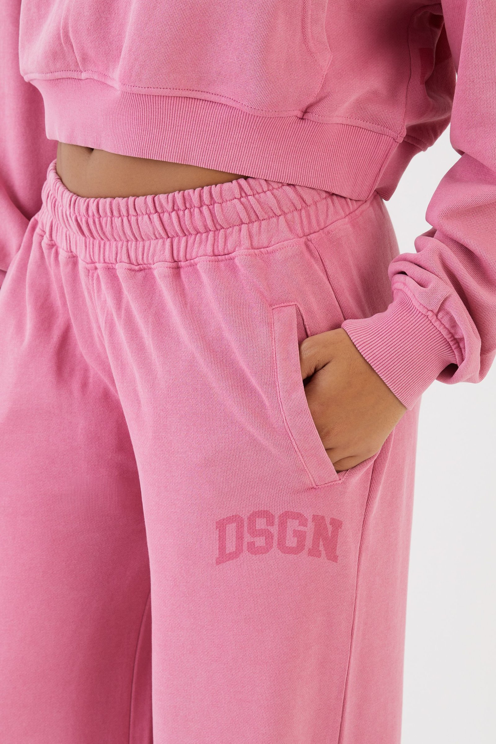 Jogging dsgn studio en coton 100% teinture overdyed