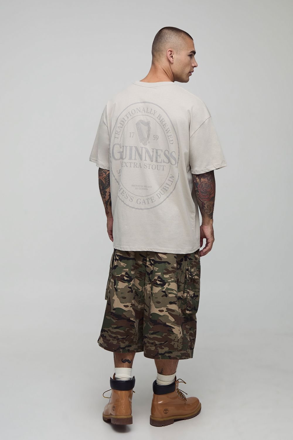 T-shirt oversize b imprimé Guinness