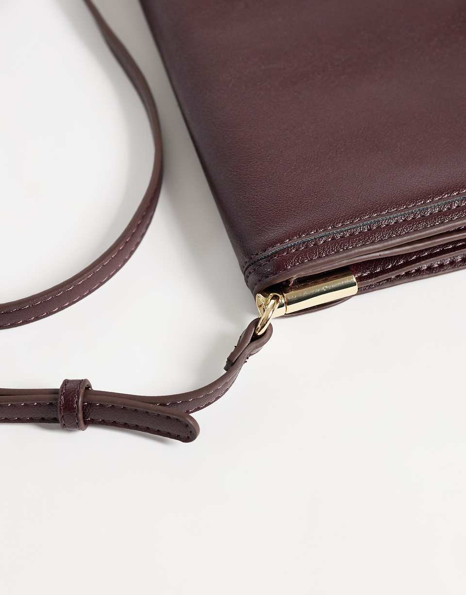 Sac bandoulière bordeaux