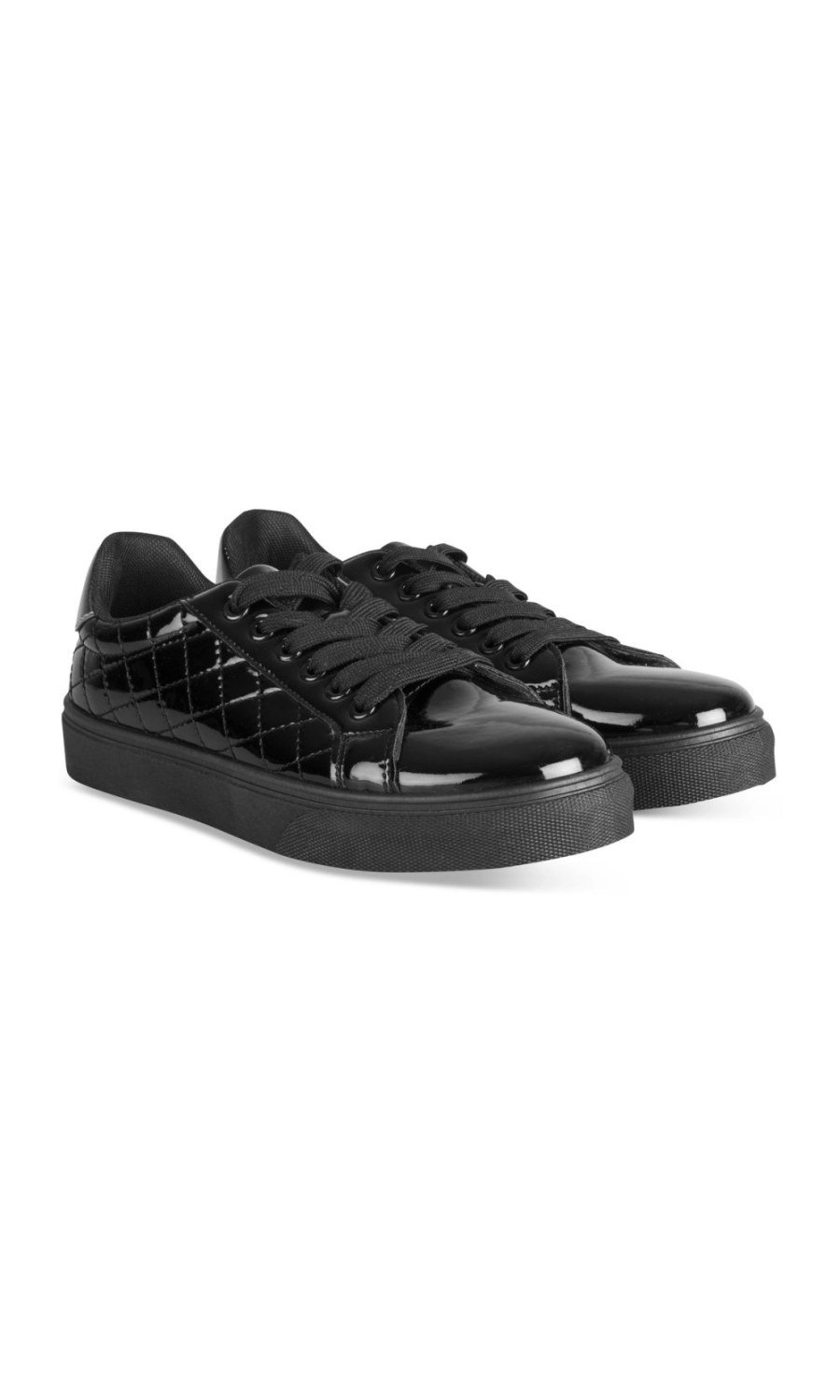 Baskets vernies matelassées k7el