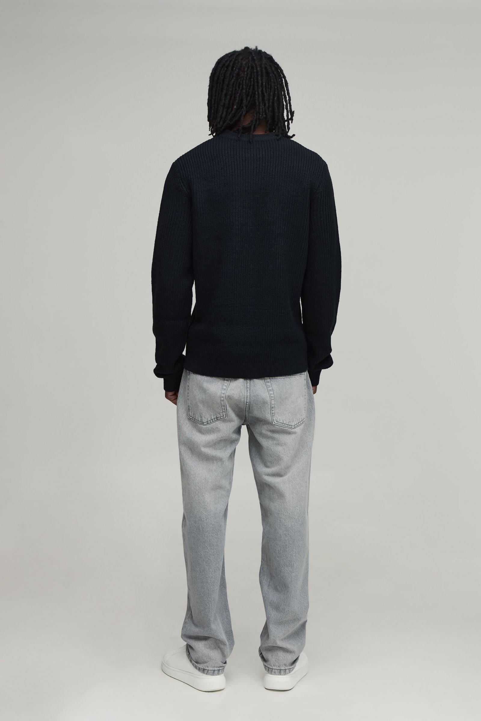 Tricot côtelé coupe regular - Tall