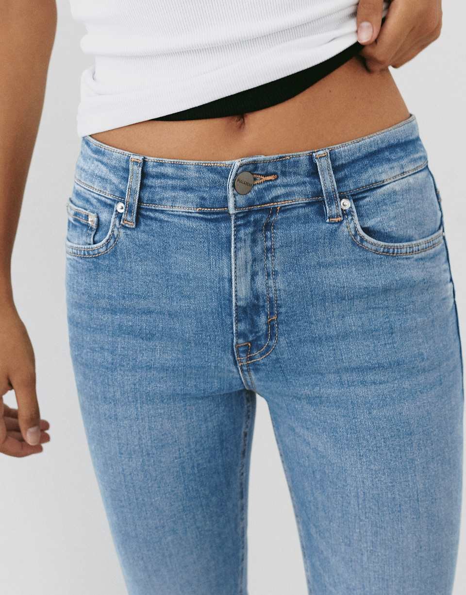 Jean skinny évasé - Indigo