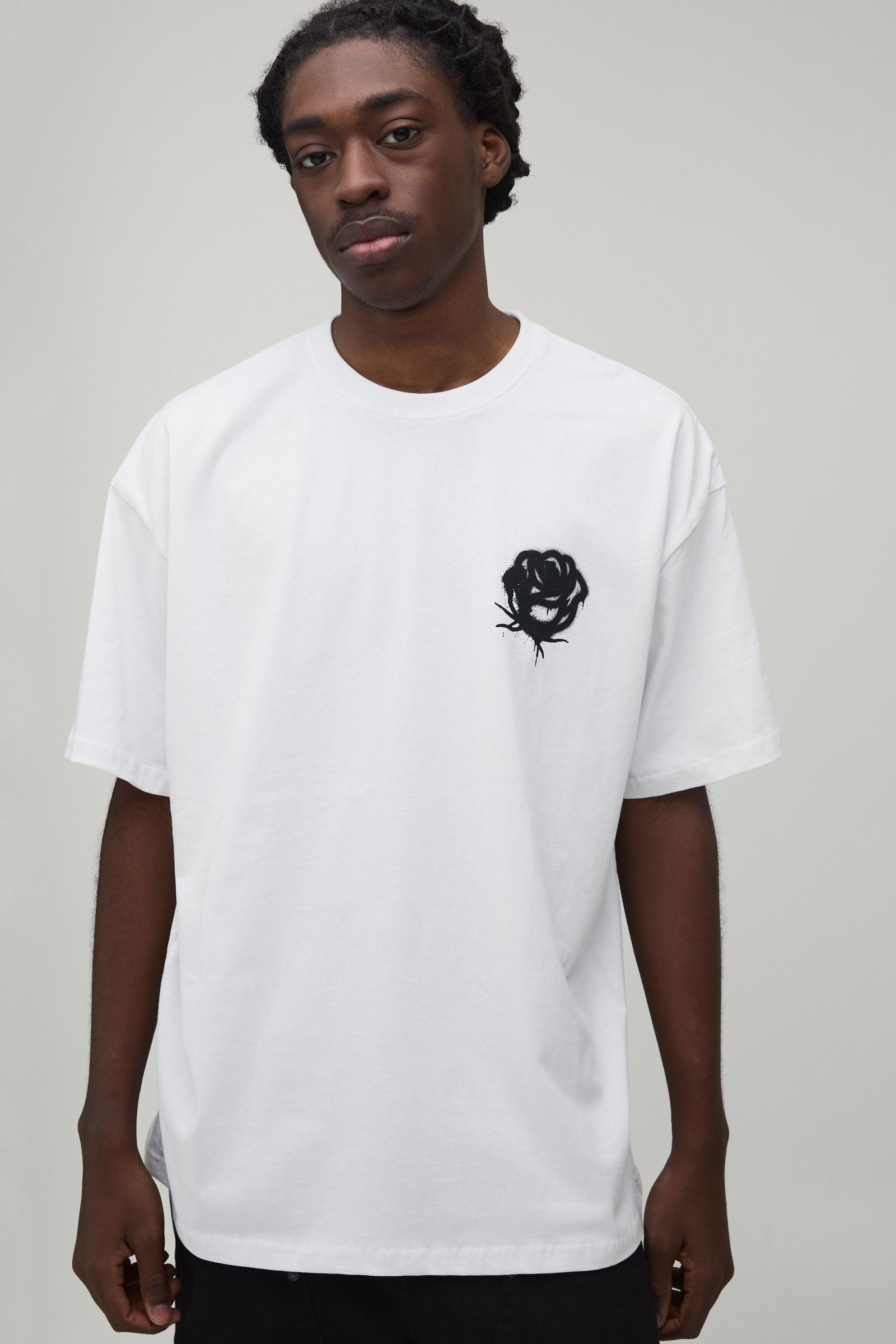 T-shirt oversize b warda graffiti
