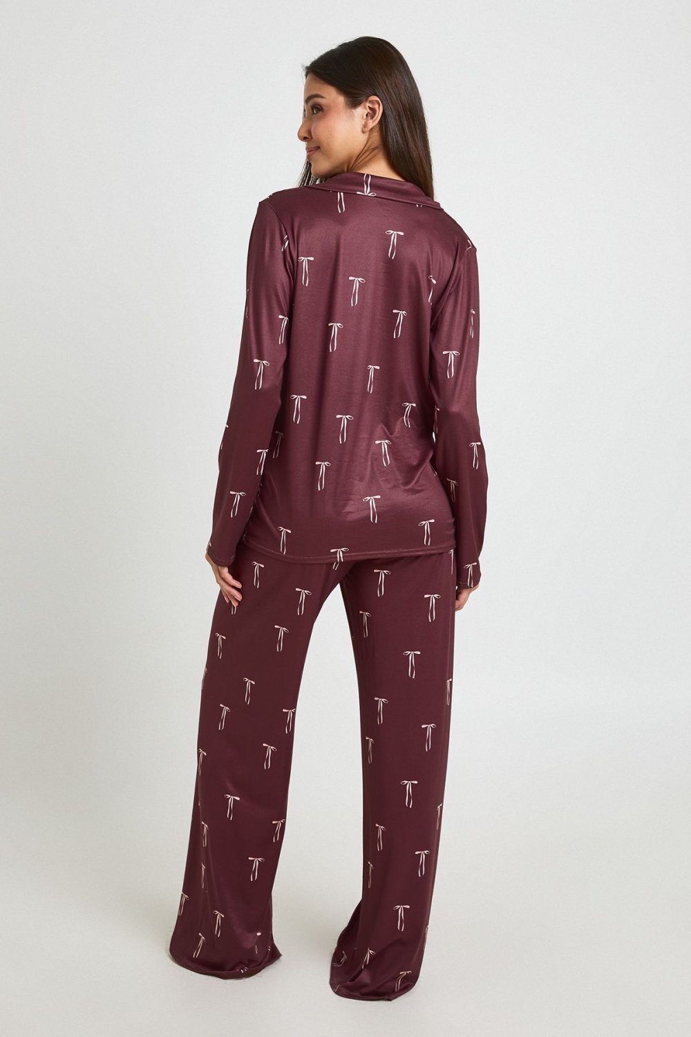 Pyjama haut et pantalon à nœuds