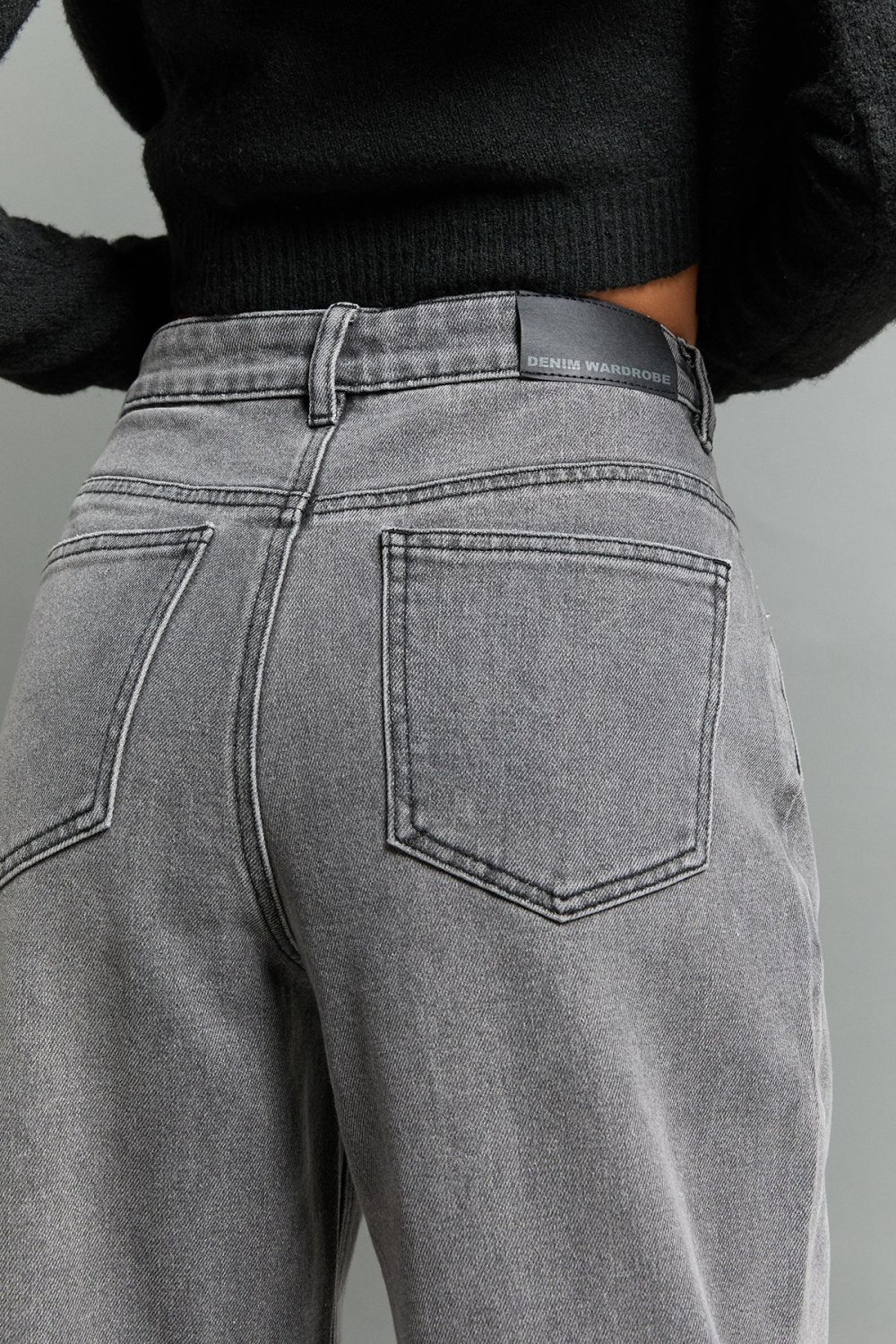Jean droit taille haute rmadi - Petite