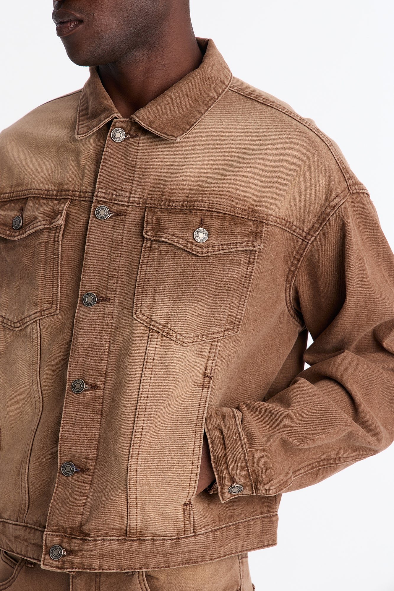 Faded Relaxed Trucker Denim Jacket