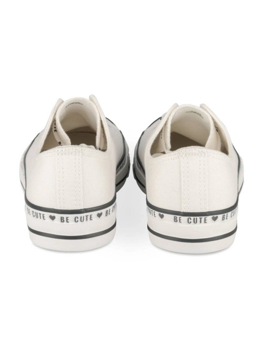 Baskets b toile bande « Be cute » byed
