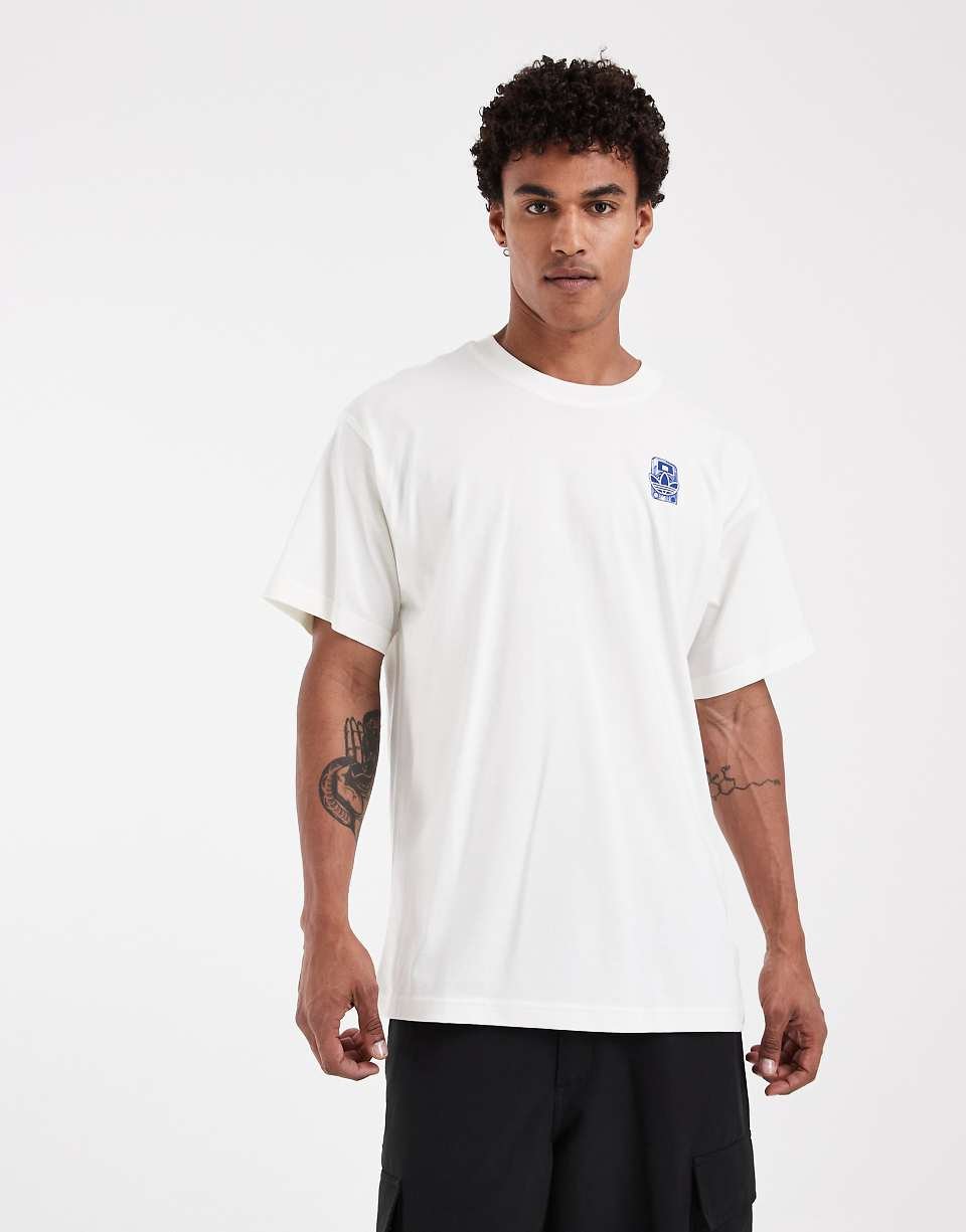 Original Sound - T-shirt - Blanc cassé et bleu