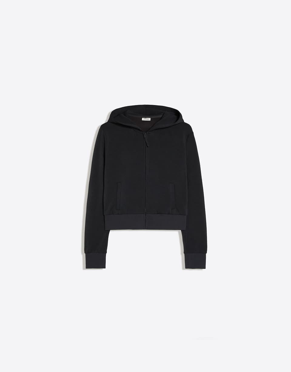 Sweat b capuche w fermeture éclair - Gris délavé