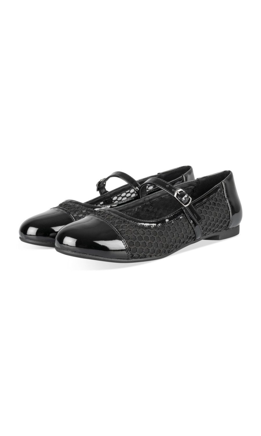 Ballerines babies résille w verni k7el