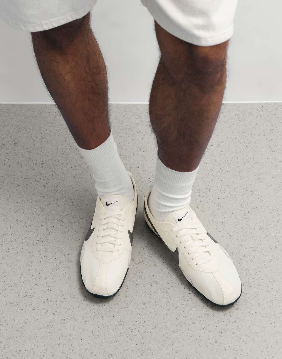Moon Shoe trainers in cream and black