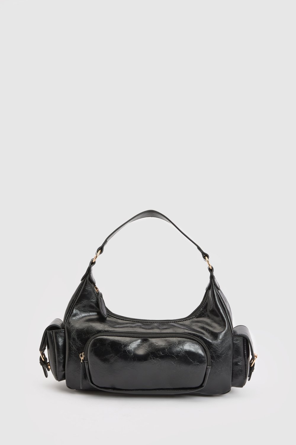 Shoulder bag with cargo pockets
