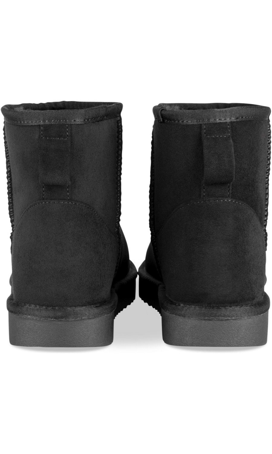 Boots courtes en suédine noires