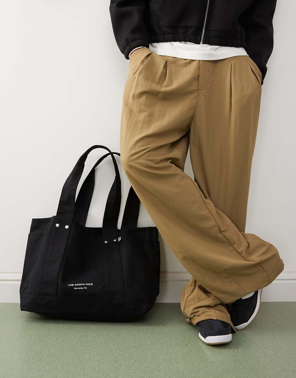Tote bag à logo circulaire - Noir