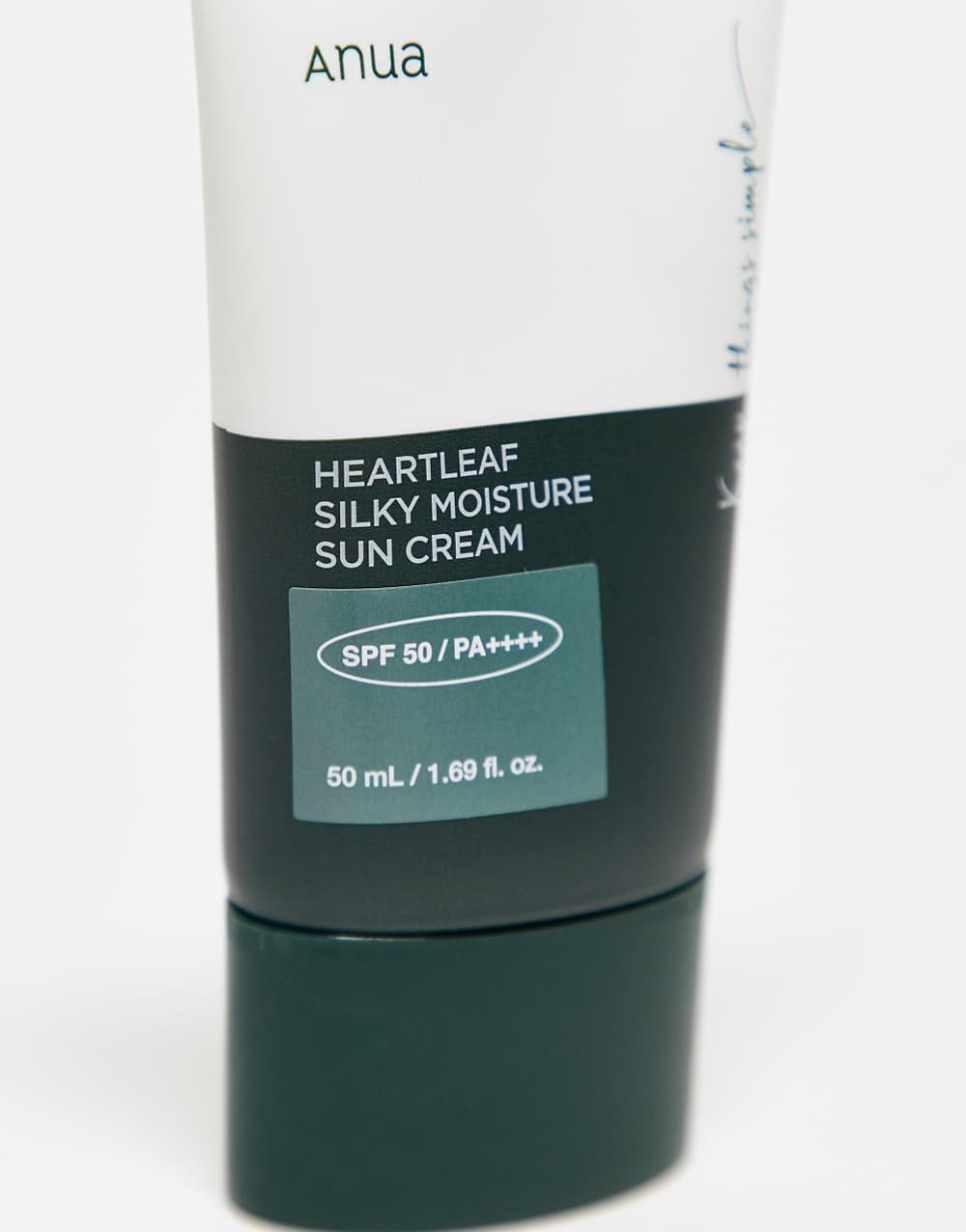 Crème solaire hydratante Heartleaf SPF 50 PA++++ - 50 ml