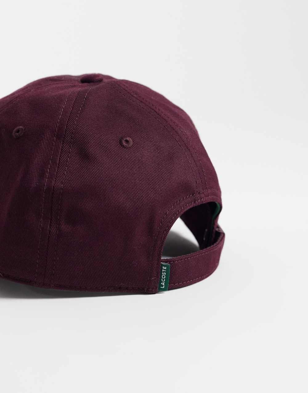 Logo cap in burgundy