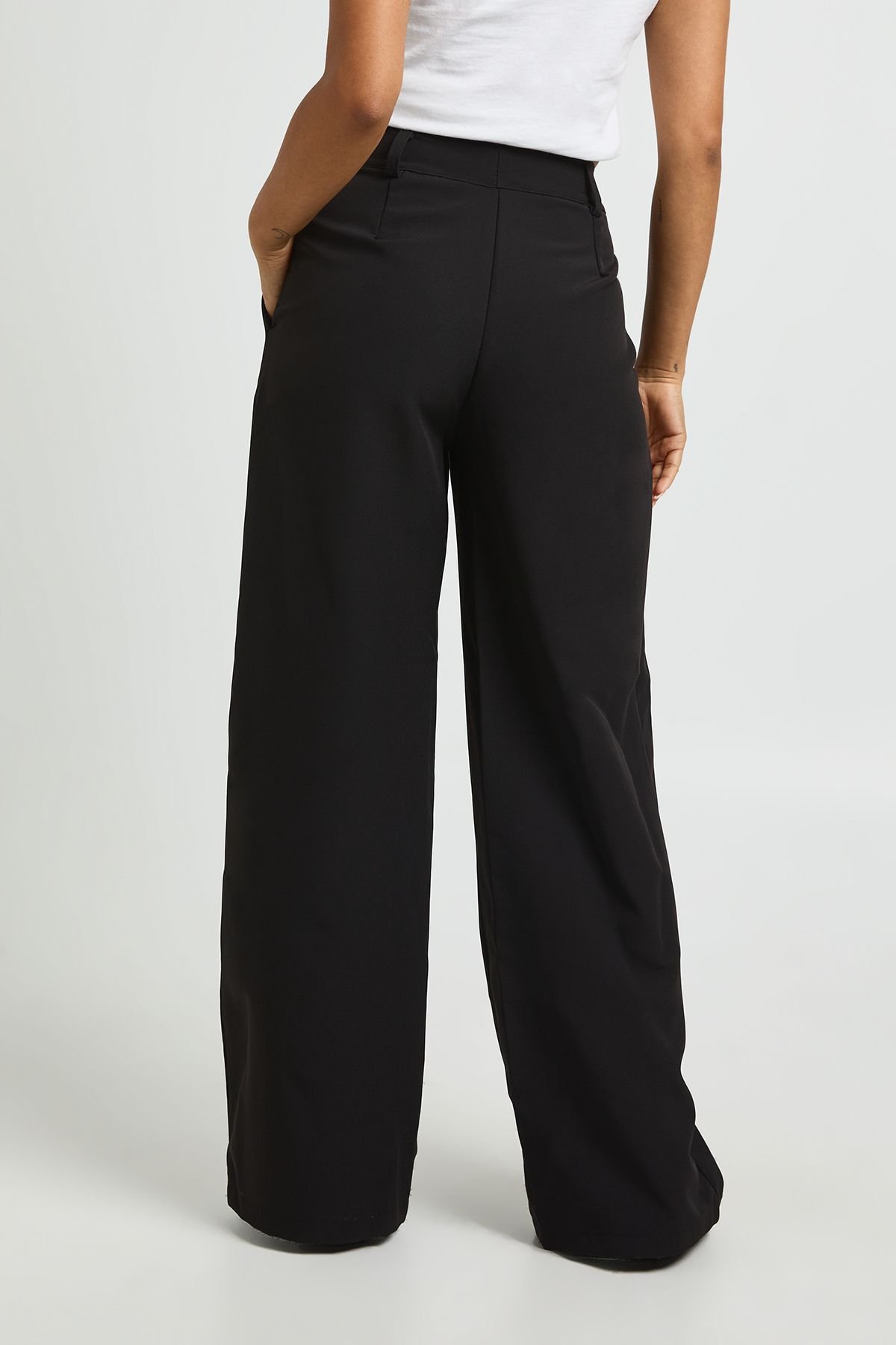 Wide leg tailored trousers - Petite